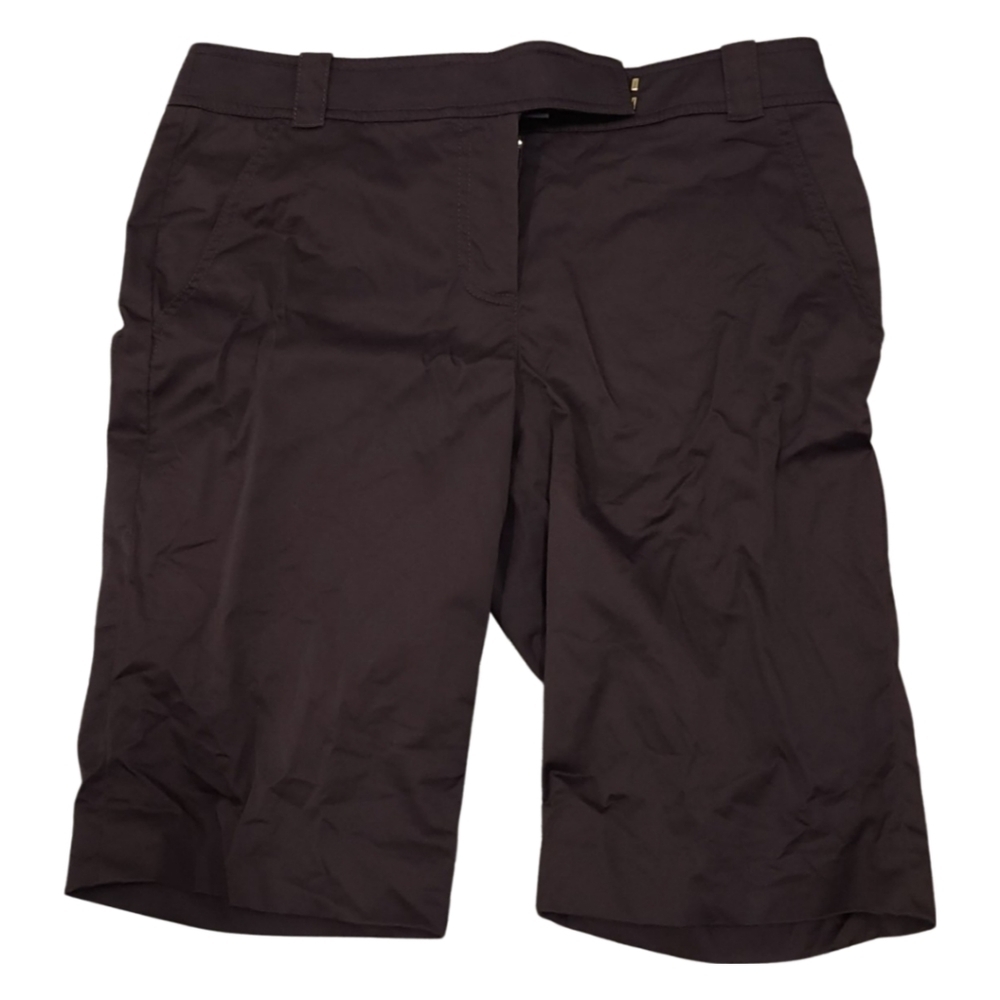 Tory Burch Women's Dark Brown Bermuda Shorts